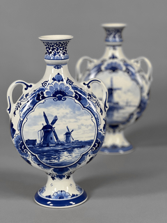 Vasos en porcelana holandesa Delft - tienda online