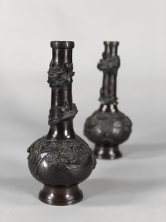 Ánforas Chinas en bronce Circa 1870 - comprar online