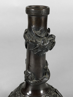 Ánforas Chinas en bronce Circa 1870