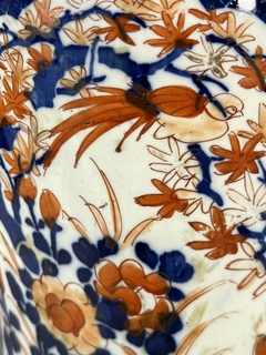 Paragüero en porcelana China Imari, fin Siglo XIX