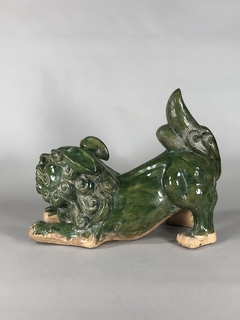 Perros Fau Chinos en terracota esmaltada Siglo XIX - comprar online