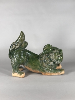 Perros Fau Chinos en terracota esmaltada Siglo XIX - tienda online