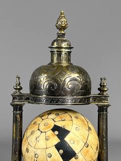 Obra de Clementoni en bronce y madera - Mayflower