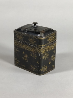Caja Tea Caddy Inglesa época Regency en tole - tienda online