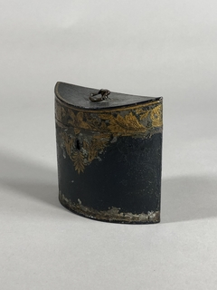Caja Tea Caddy Inglesa en tole Circa 1820 - comprar online