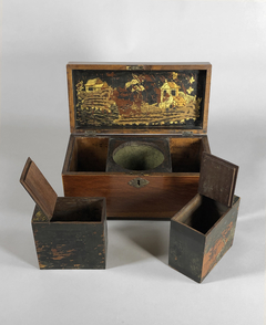 Imagen de Caja Tea Caddy Inglesa en caoba Circa 1820.