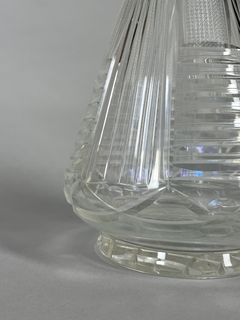 Vaso Art Deco en cristal hialino en internet