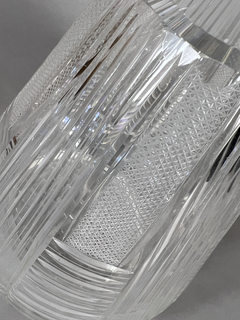 Vaso Art Deco en cristal hialino - tienda online