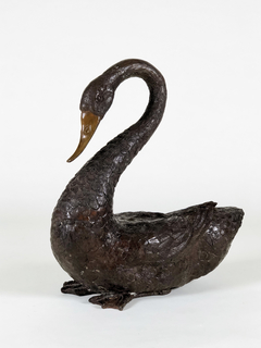 Esculturas chinas de cisnes en bronce en internet