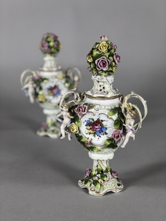 Ánforas Italianas en porcelana Circa 1810 - comprar online