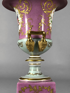 Vasos Medicis en porcelana. Francia, Circa 1850. - comprar online