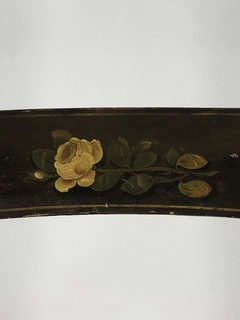 Imagen de Sillas Inglesas ebonizadas con decoración floral Circa 1820
