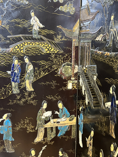 Imagen de Biombo Oriental de 6 paneles, Siglo XVIII