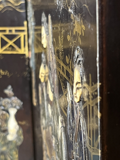 Biombo Oriental de 6 paneles, Siglo XVIII - comprar online