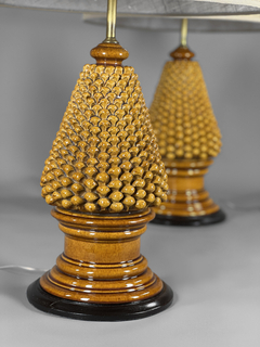 Lámparas Italianas en cerámica con base de ébano en internet