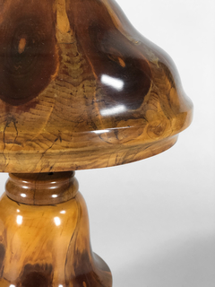 Lámpara Art Nouveau en madera en internet