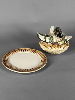 Sopera Italiana en cerámica contemporánea con presentoire - Mayflower