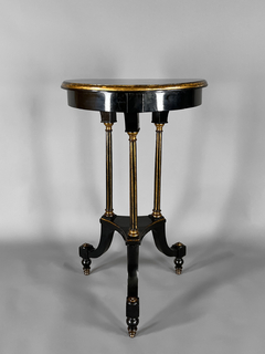 Mesa Inglesa Victoriana en madera ebonizada, Circa 1890 en internet