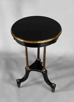 Mesa Inglesa Victoriana en madera ebonizada, Circa 1890 - comprar online