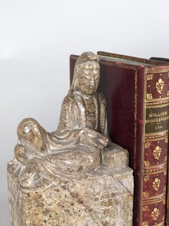 Sostiene libros Chino en piedra de jabón. Fin Siglo XVIII - Mayflower
