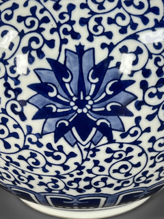 Vaso Chino en porcelana azul y blanca, siglo XX - comprar online