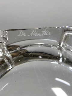 Imagen de Cenicero cristal Sueco firmado De Martus