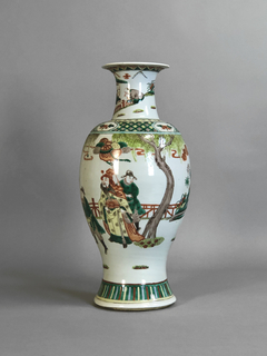 Vaso de porcelana China Famille Verte - comprar online