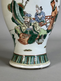 Vaso de porcelana China Famille Verte - Mayflower