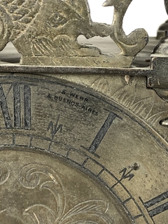 Reloj Inglés bronce con campana - comprar online