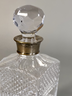 Botellón en cristal y metal plateado - Mayflower