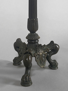 Candeleros Franceses en bronce empavonado, circa 1805 - tienda online