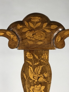 Imagen de Sillas Holandesas en nogal con marqueterie Siglo XVIII