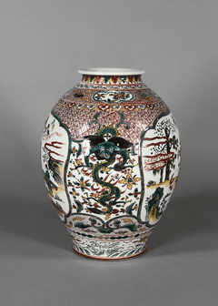 Vaso porcelana China Famille Rose