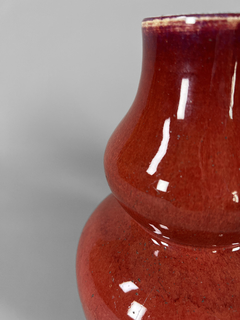 Imagen de Vasos en Porcelana Sang de Boeuf doble godet