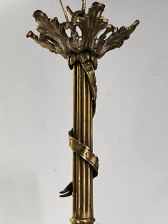 Araña Francesa bronce, Circa 1870 - Mayflower