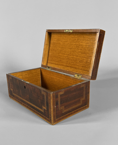 Caja de madera con marqueterie y crossband - Mayflower