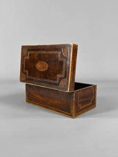 Imagen de Caja de madera con marqueterie y crossband