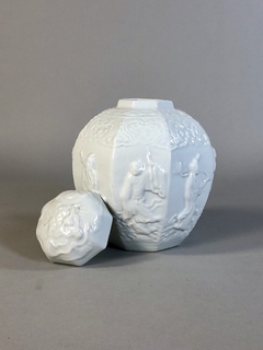 Potiche de porcelana blanc de chine - comprar online