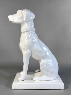 Perro en cerámica esmaltada en internet