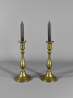 Candeleros en bronce, siglo XVIII