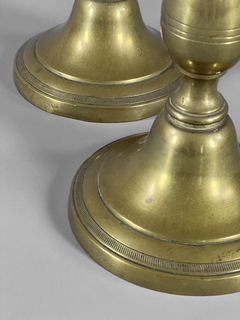 Candeleros en bronce, siglo XVIII - tienda online