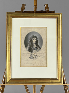 Grabado Francés representando a noble, fechado 1788 - Mayflower