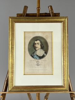Imagen de Grabado Francés representando a noble, fechado 1788