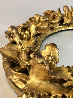 Imagen de Espejo Francés madera tallada y dorada