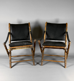 Sillones Ingleses época Regency en Fou Bamboo, Circa 1810