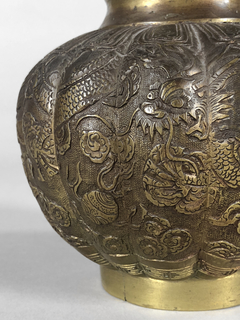 Imagen de Vasos chinos doble godet en bronce Siglo XIX