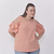 ART 3755 Blusa Voladito Cey Lino Mujer Facto Talles Grandes - tienda online