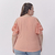 ART 3755 Blusa Voladito Cey Lino Mujer Facto Talles Grandes - comprar online