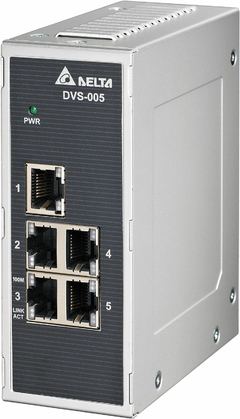 Switch não gerenciável 5 portas, Delta Modelo DVS-005I00