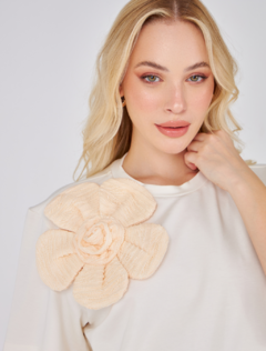 T-SHIRT CROCHET FLOWER